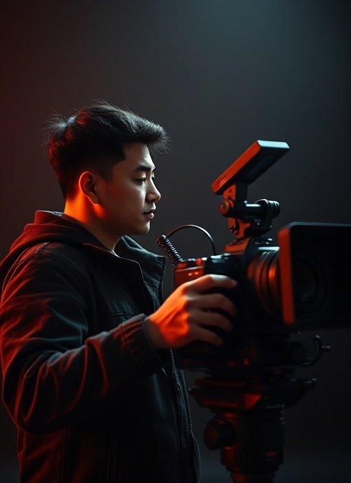 奇米色影视导演工作照